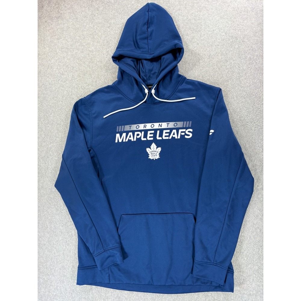 Toronto Maple Leafs Fanatics Screened Logo Hockey Hoodie Sweatshirt (Men's XL)